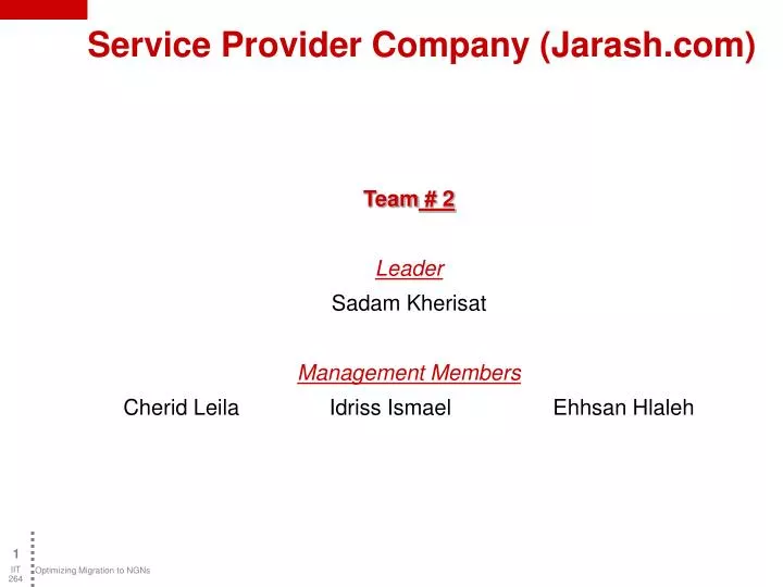 service provider company jarash com