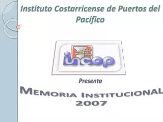 Instituto Costarricense de Puertos del Pacífico