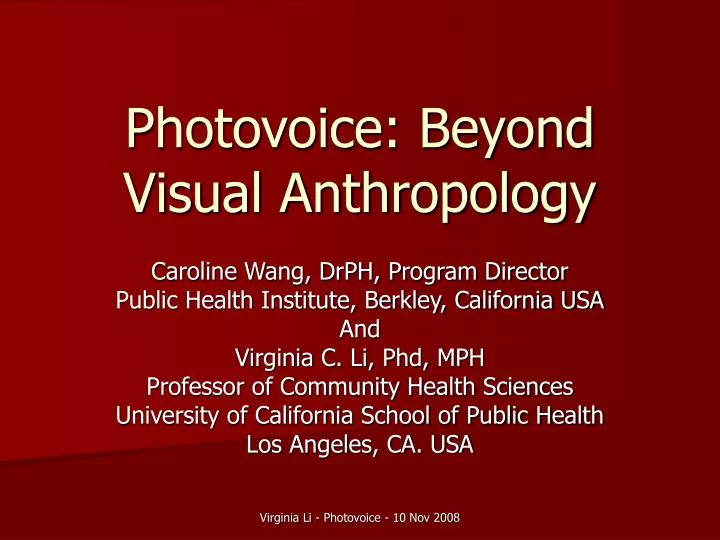photovoice beyond visual anthropology