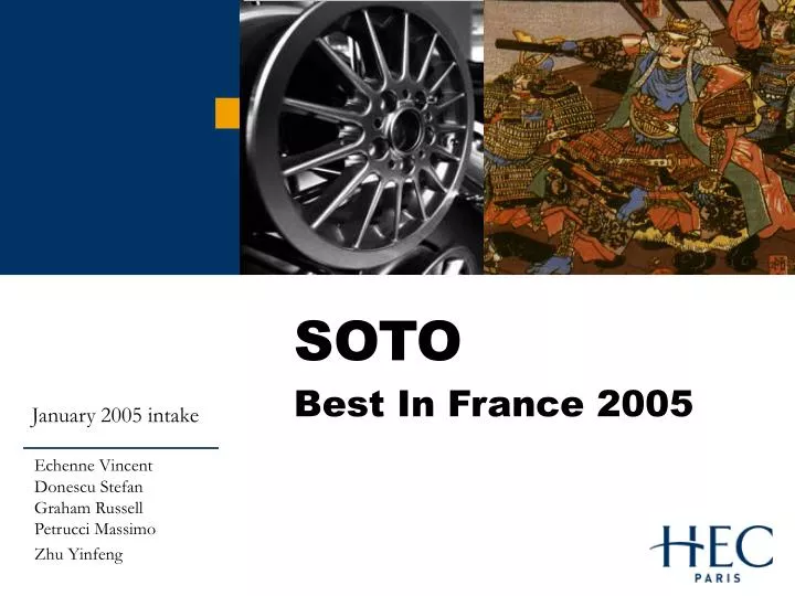 soto best in france 2005
