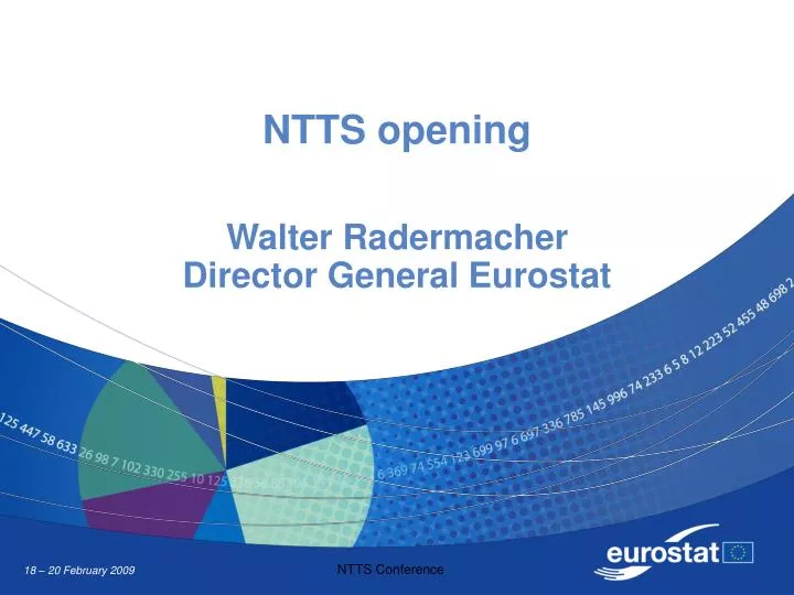 ntts opening walter radermacher director general eurostat
