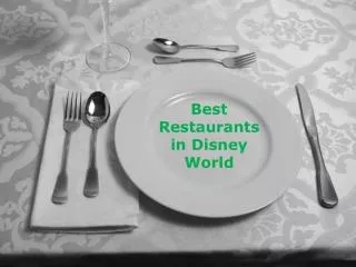 Best Restaurants in Disney World