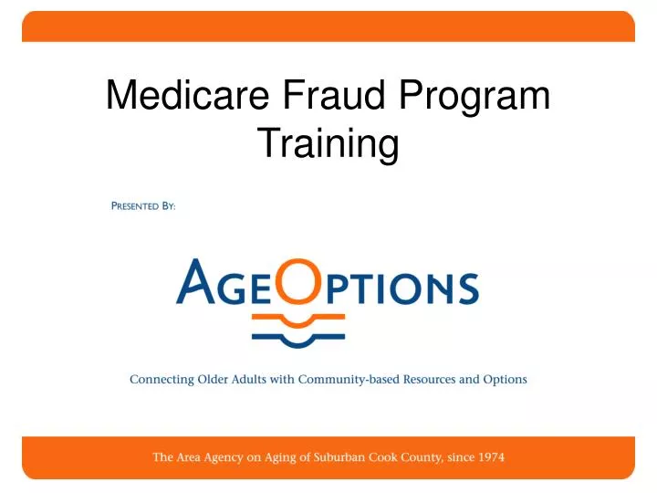 medicare fraud program training