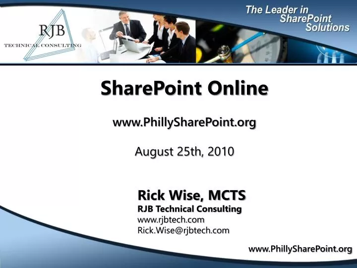 sharepoint online www phillysharepoint org august 25th 2010
