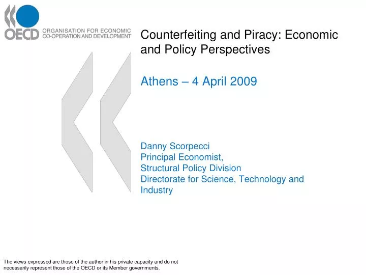 counterfeiting and piracy economic and policy perspectives
