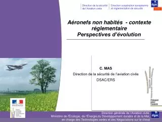 a ronefs non habit s contexte r glementaire perspectives d volution