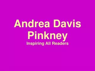 Andrea Davis Pinkney
