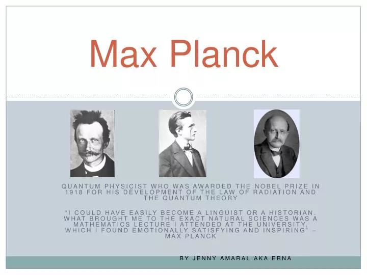 max planck