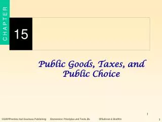 Public Goods, Taxes, and Public Choice