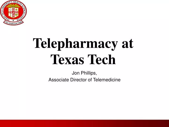 telepharmacy at texas tech