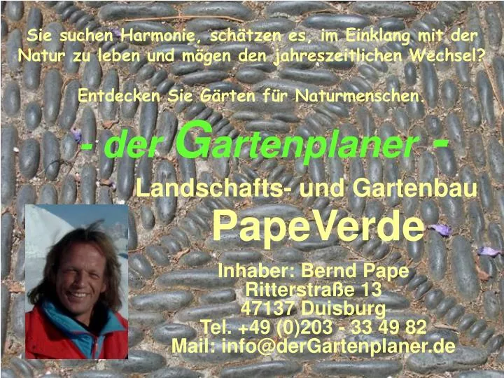 landschafts und gartenbau