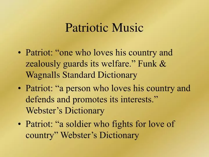 patriotic music