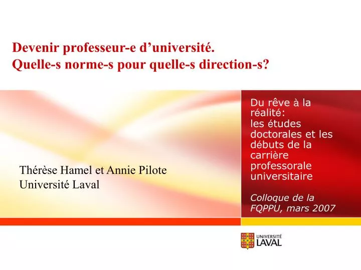 devenir professeur e d universit quelle s norme s pour quelle s direction s