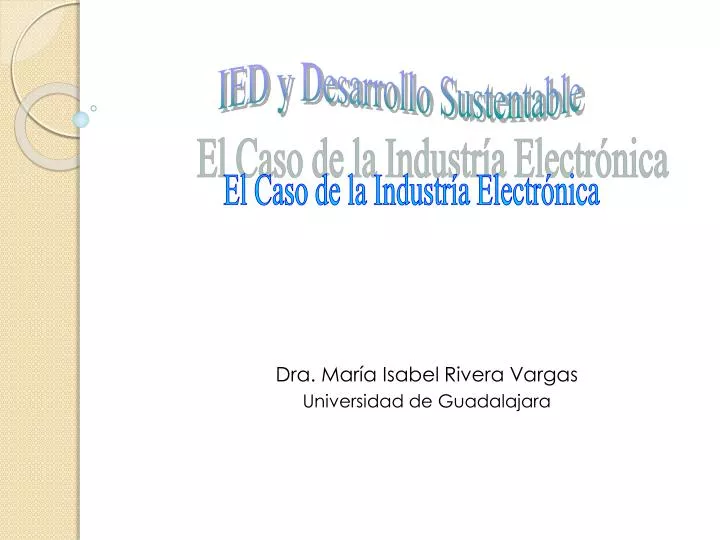 dra mar a isabel rivera vargas universidad de guadalajara