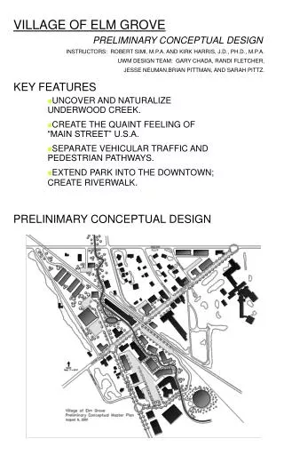 PRELINIMARY CONCEPTUAL DESIGN