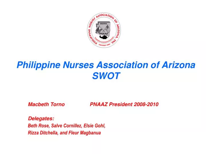 philippine nurses association of arizona swot