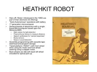 HEATHKIT ROBOT