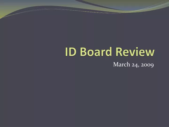 id board review