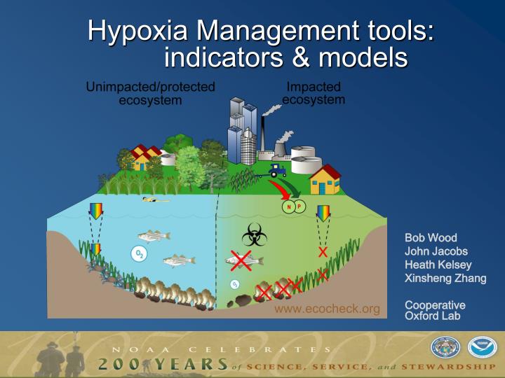 hypoxia management tools indicators models