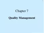 Chapter 7 Quality Management - slide 1