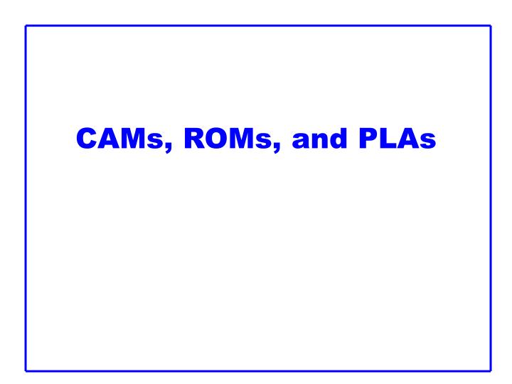 cams roms and plas