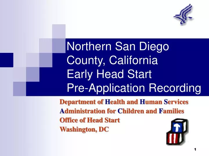 northern san diego county california early head start pre application recording