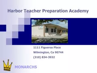 Harbor Teacher Preparation Academy