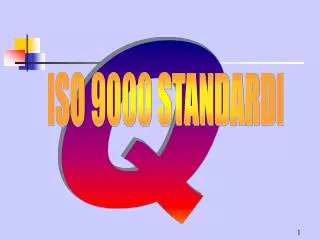 ISO 9000 STANDARDI