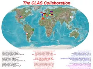 The CLAS Collaboration