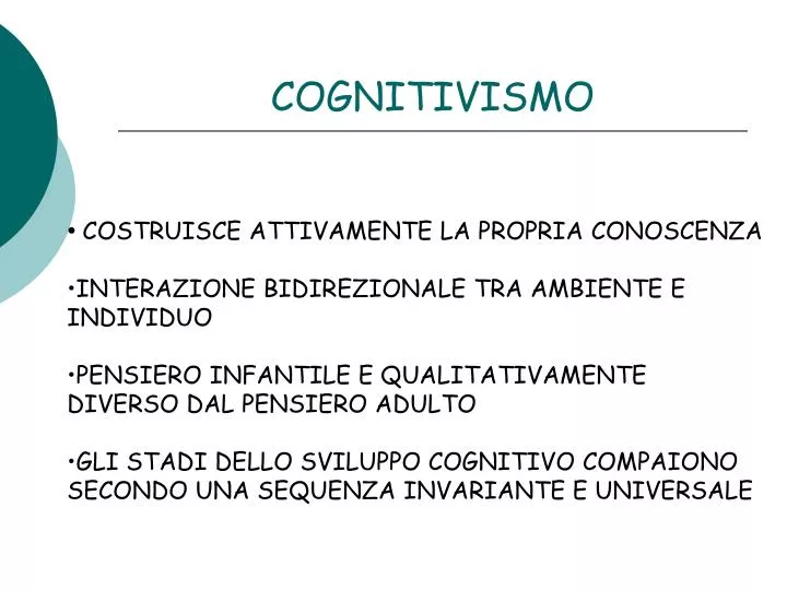 cognitivismo