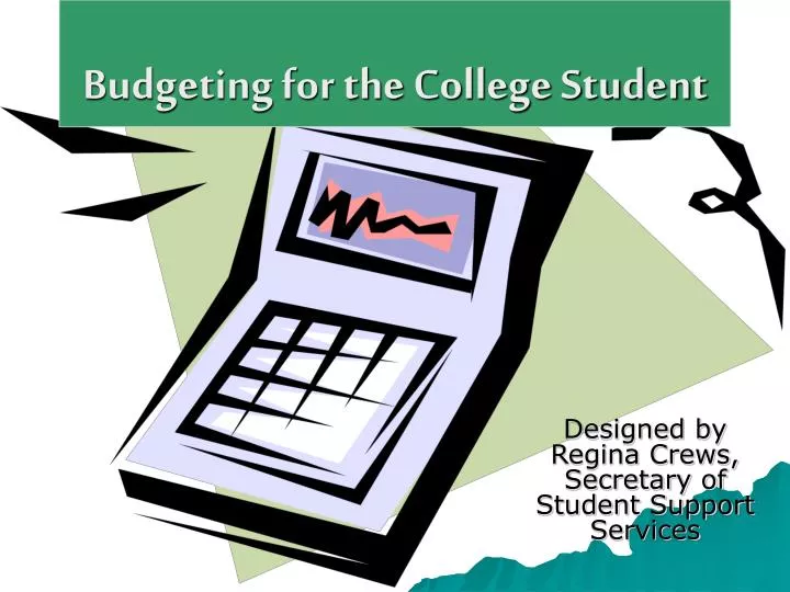 budgeting for the college student