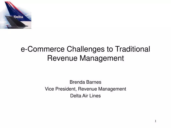 e commerce challenges to traditional revenue management