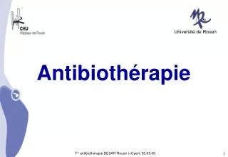 Antibiothérapie