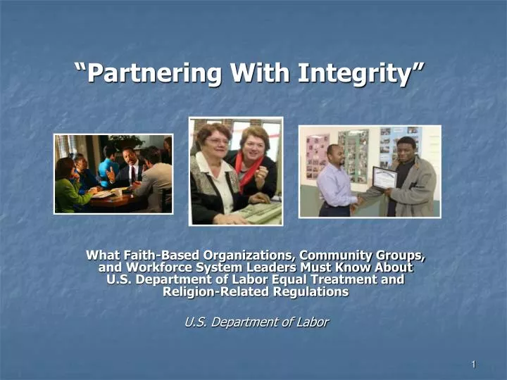partnering with integrity