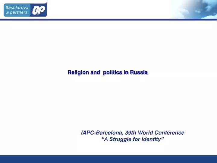 religion and politics in russia
