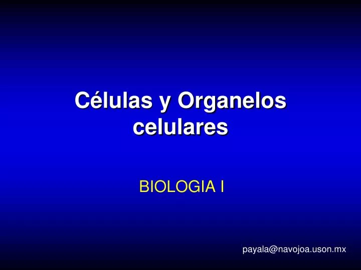 c lulas y organelos celulares