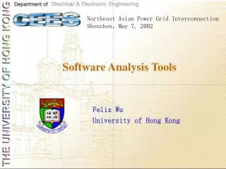 Software Analysis Tools