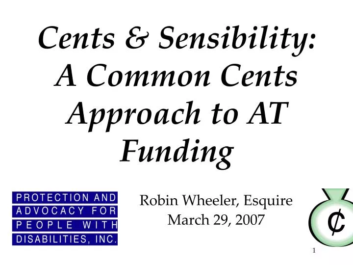 cents sensibility a common cents approach to at funding