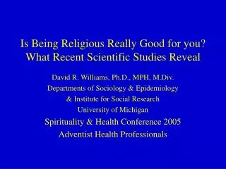 Is Being Religious Really Good for you? What Recent Scientific Studies Reveal