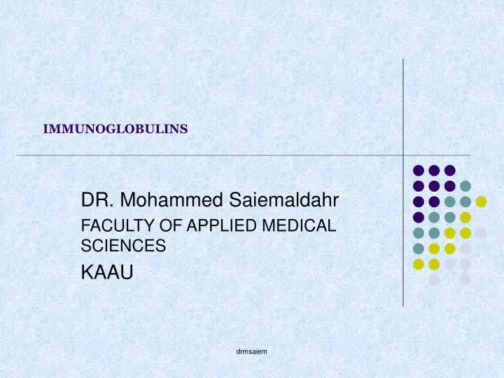 immunoglobulins