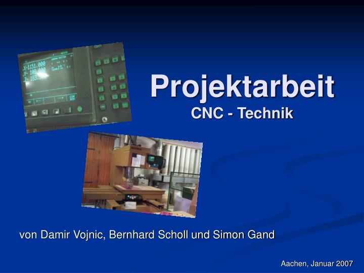 projektarbeit cnc technik