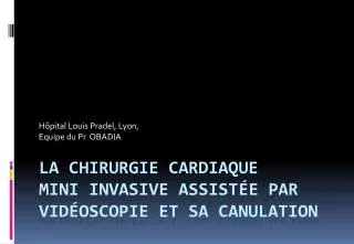 h pital louis pradel lyon equipe du pr obadia