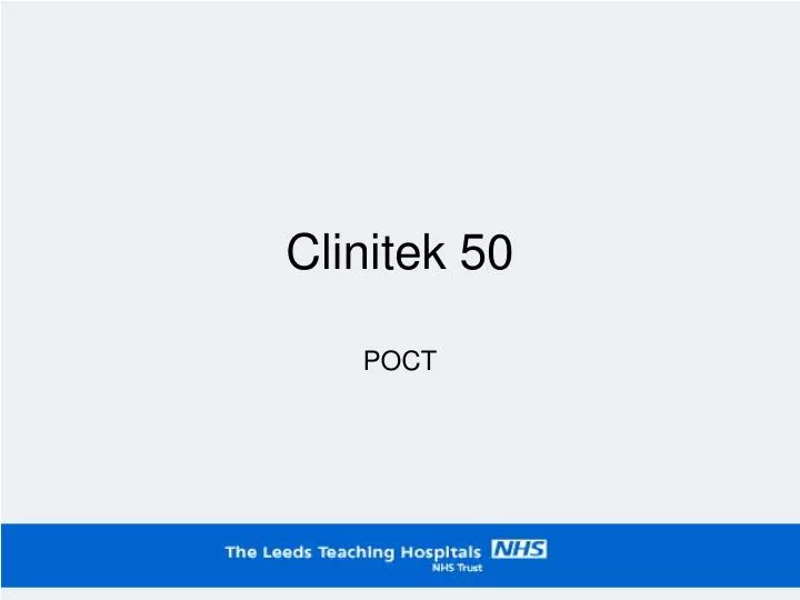 clinitek 50