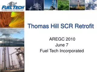 Thomas Hill SCR Retrofit