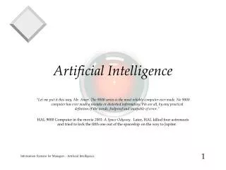 Artificial Intelligence