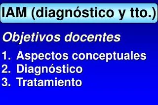 iam diagn stico y tto