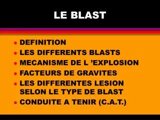le blast
