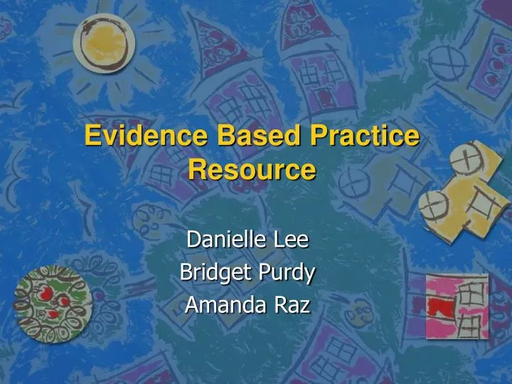 evidence based practice resource