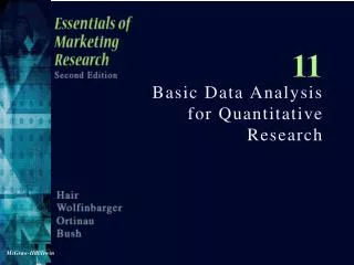 Basic Data Analysis for Quantitative Research