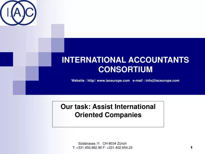 international accountants consortium website http www iaceurope com e mail info@iaceurope com